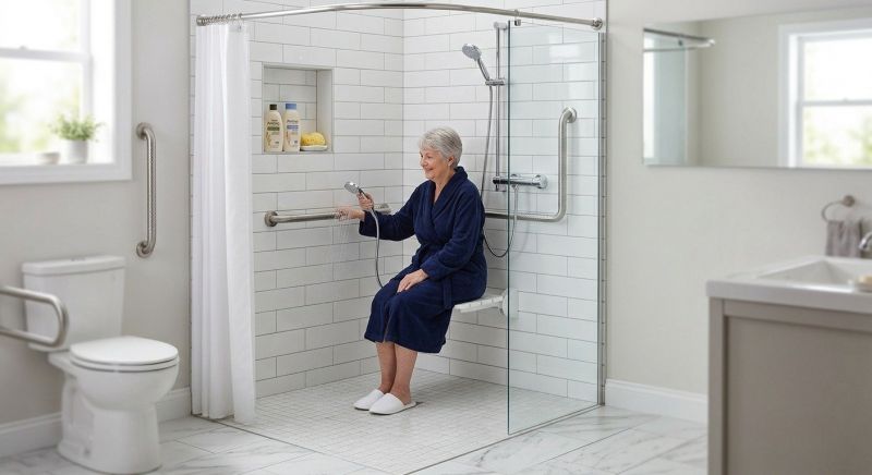 Accessible Shower Construction in Doylestown, PA